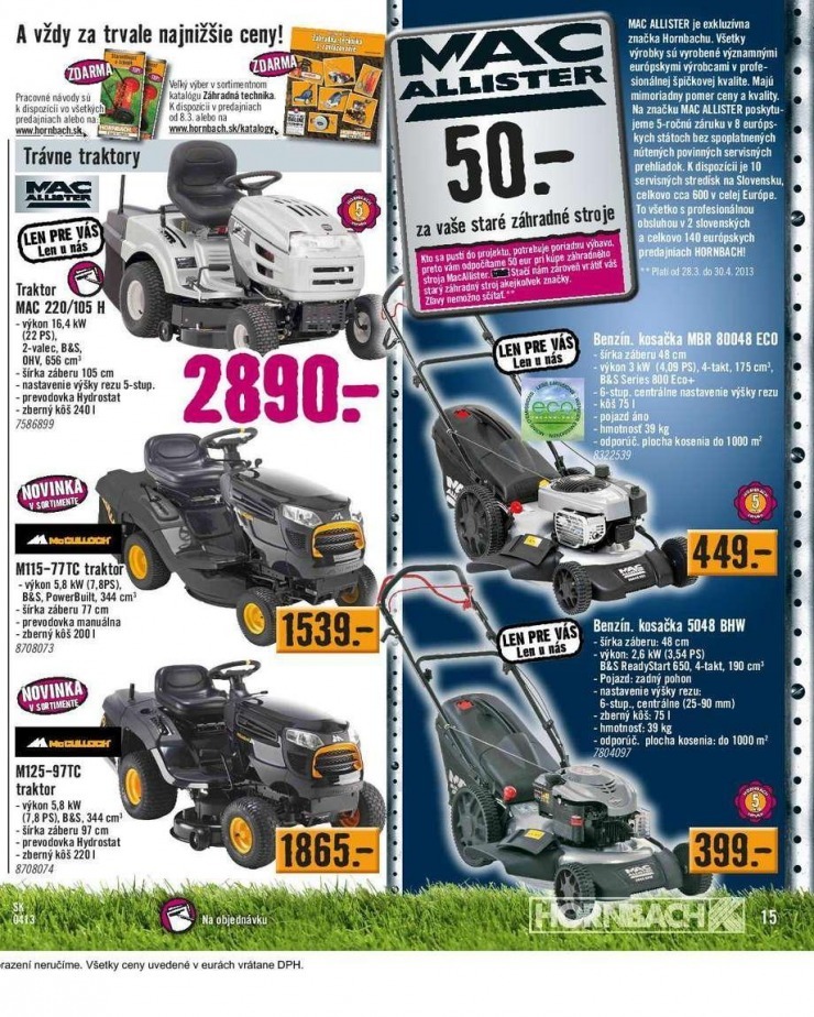 let�k aktu�lny katal�g HORNBACH strana 15