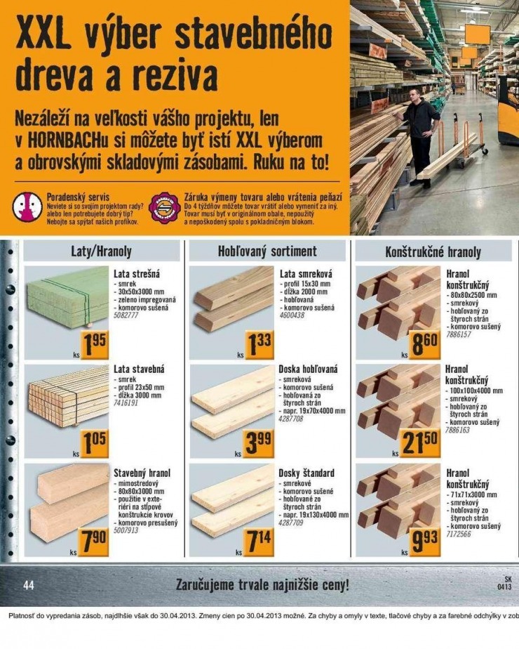 let�k aktu�lny katal�g HORNBACH strana 44