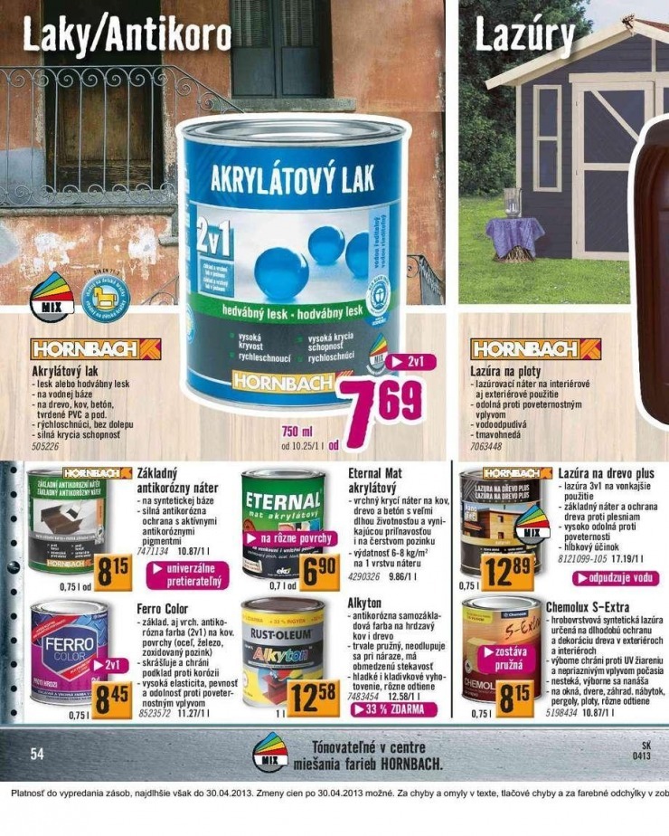let�k aktu�lny katal�g HORNBACH strana 54