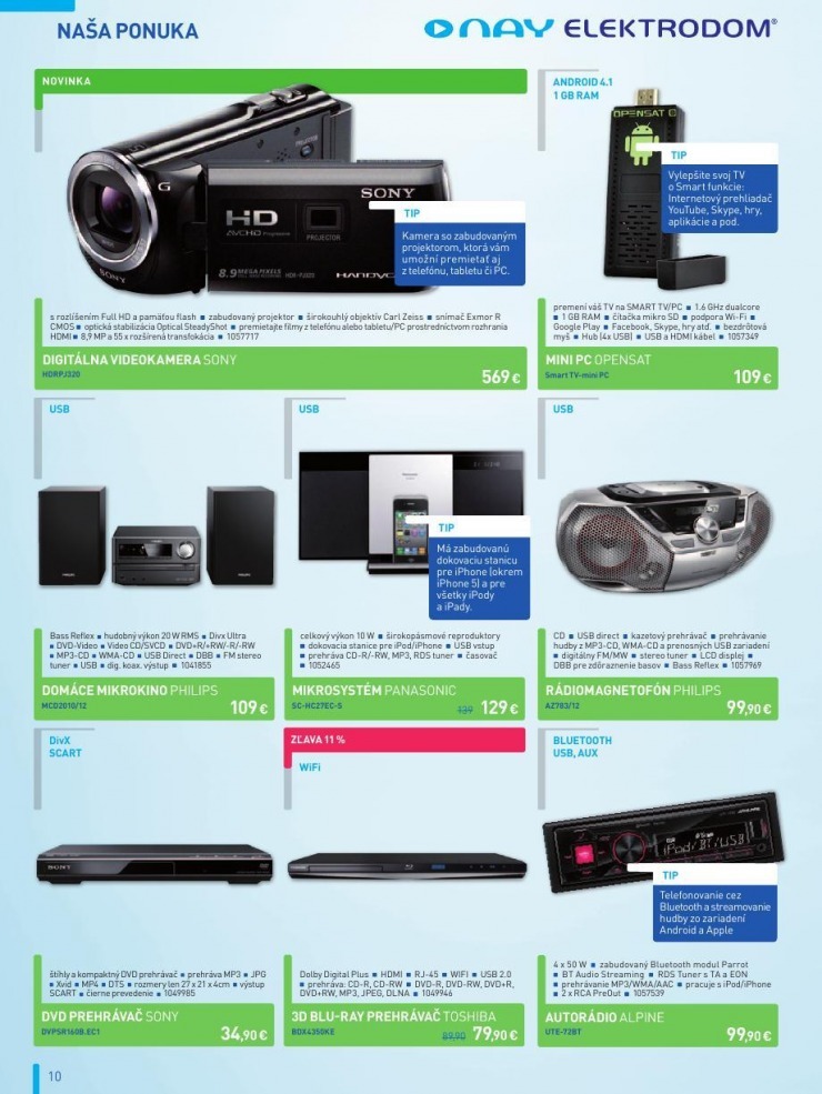 let�k akciov� let�k NAY Elektrodom strana 10