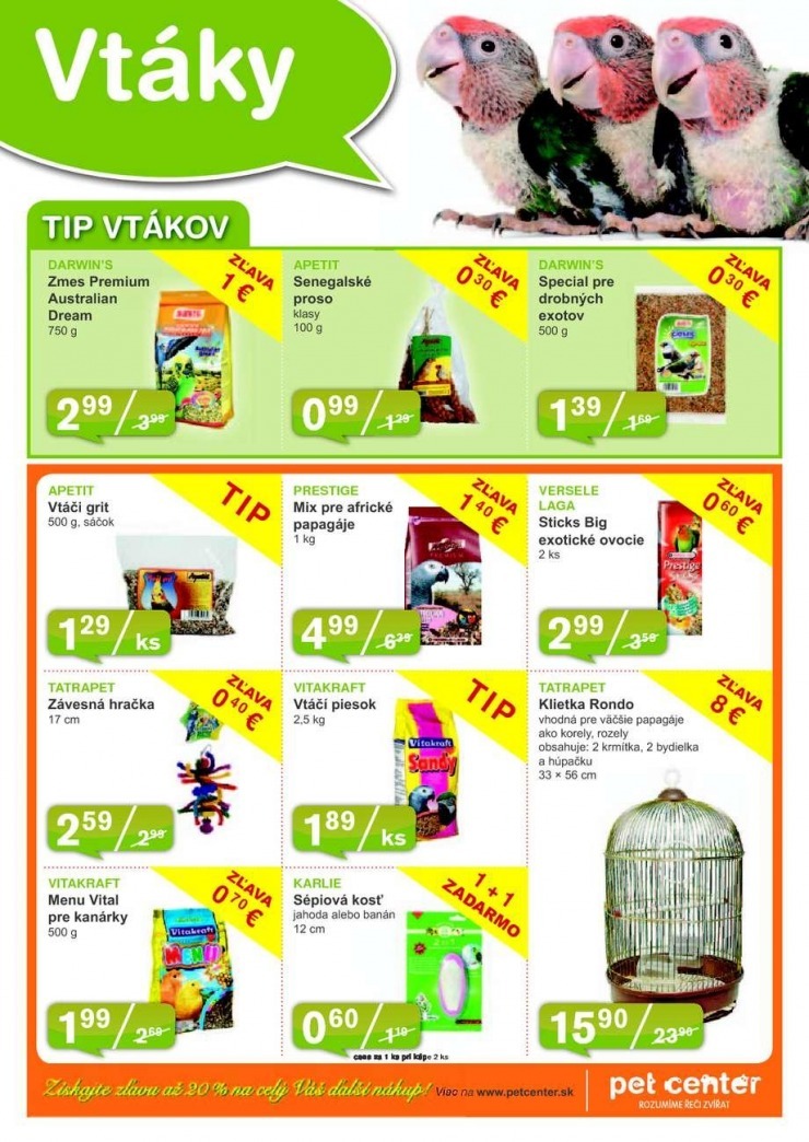 let�k aktu�lna ponuka Pet Center strana 9