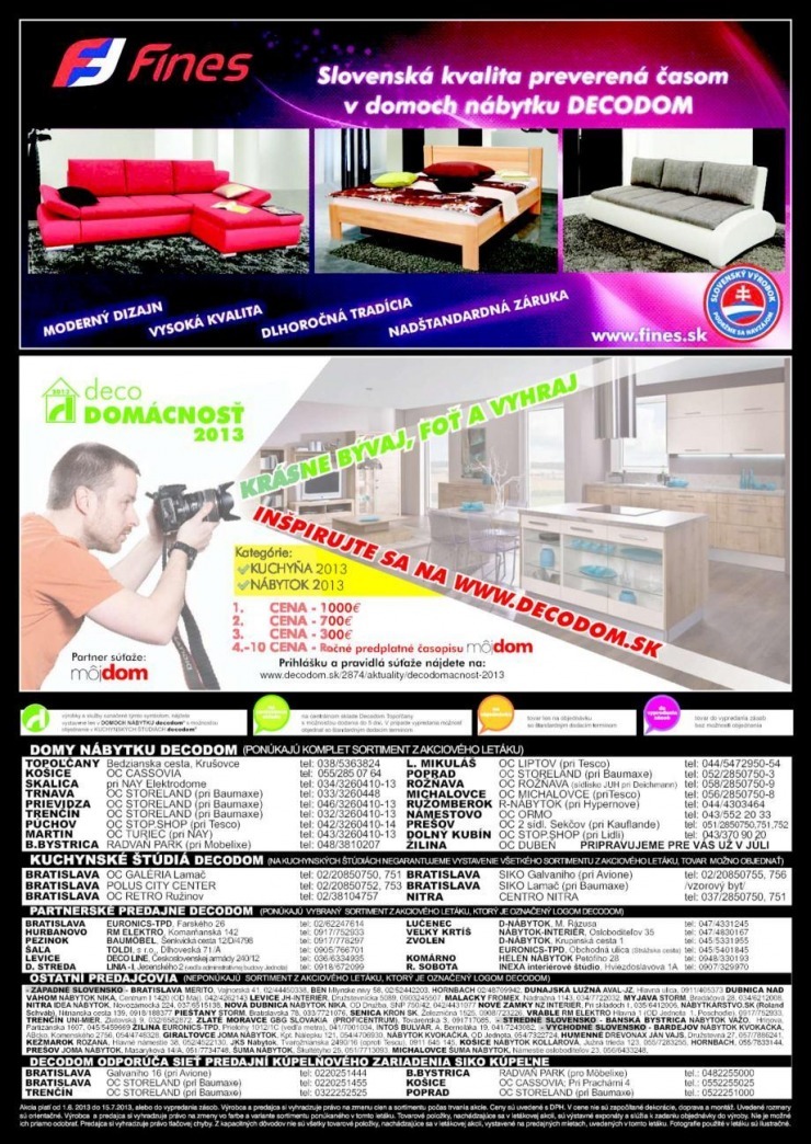 let�k �peci�lny let�k Decodom strana 16