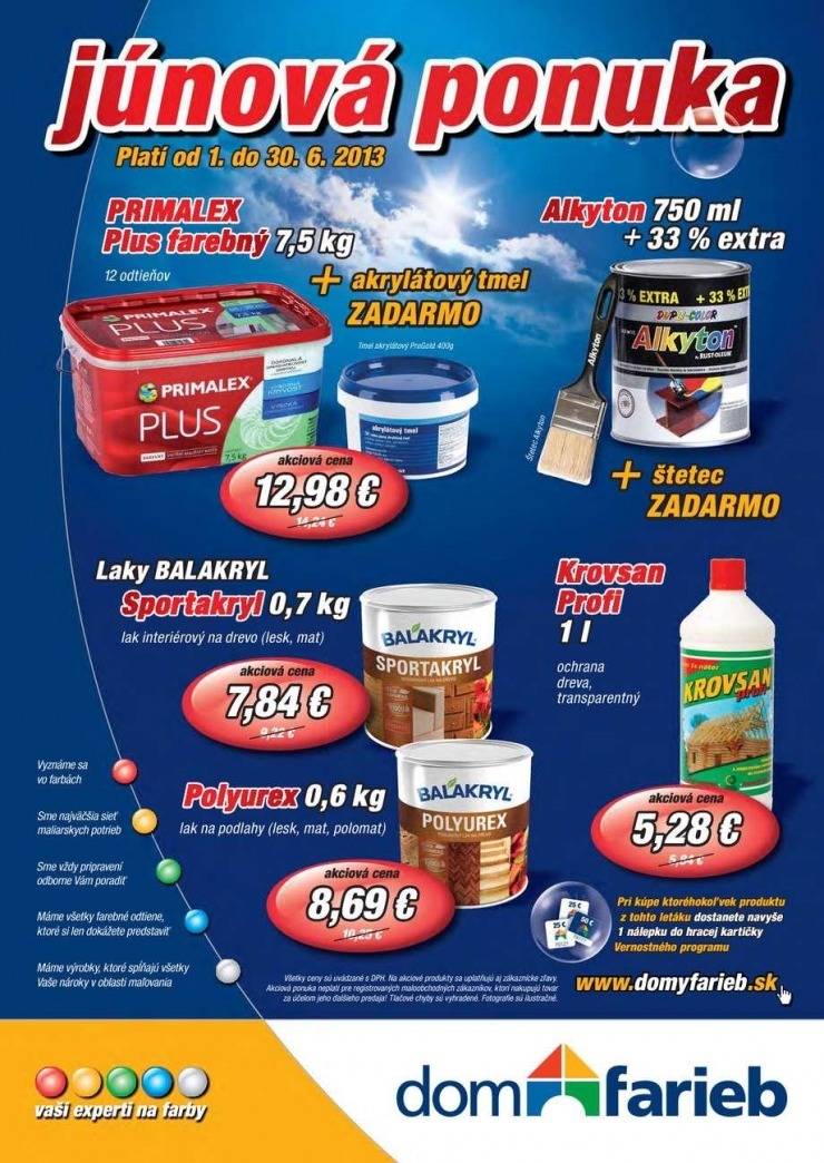 let�k Dom farieb - j�nov� ponuka strana 1