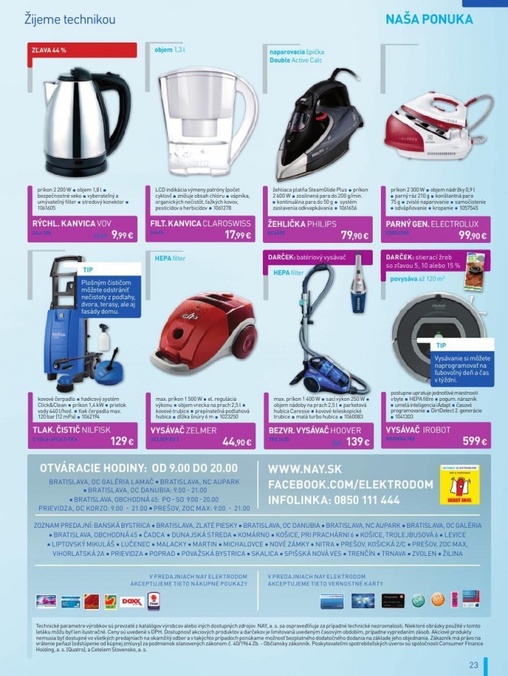 let�k aktu�lny let�k NAY Elektrodom strana 23