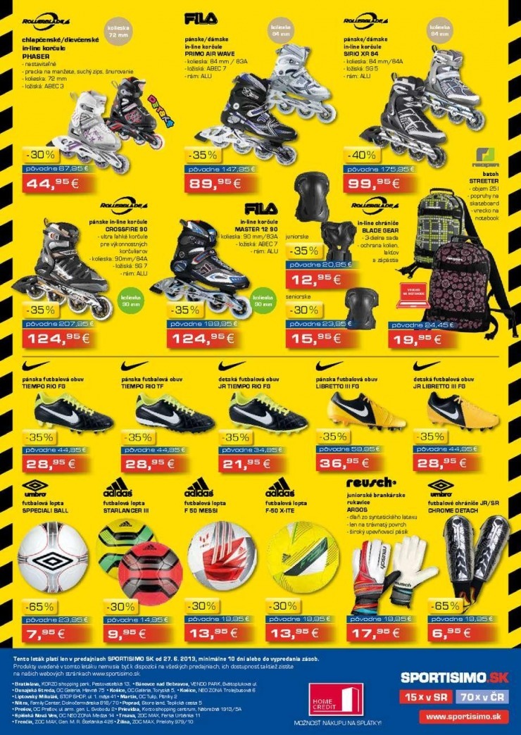 let�k Sportisimo v�predaj strana 8