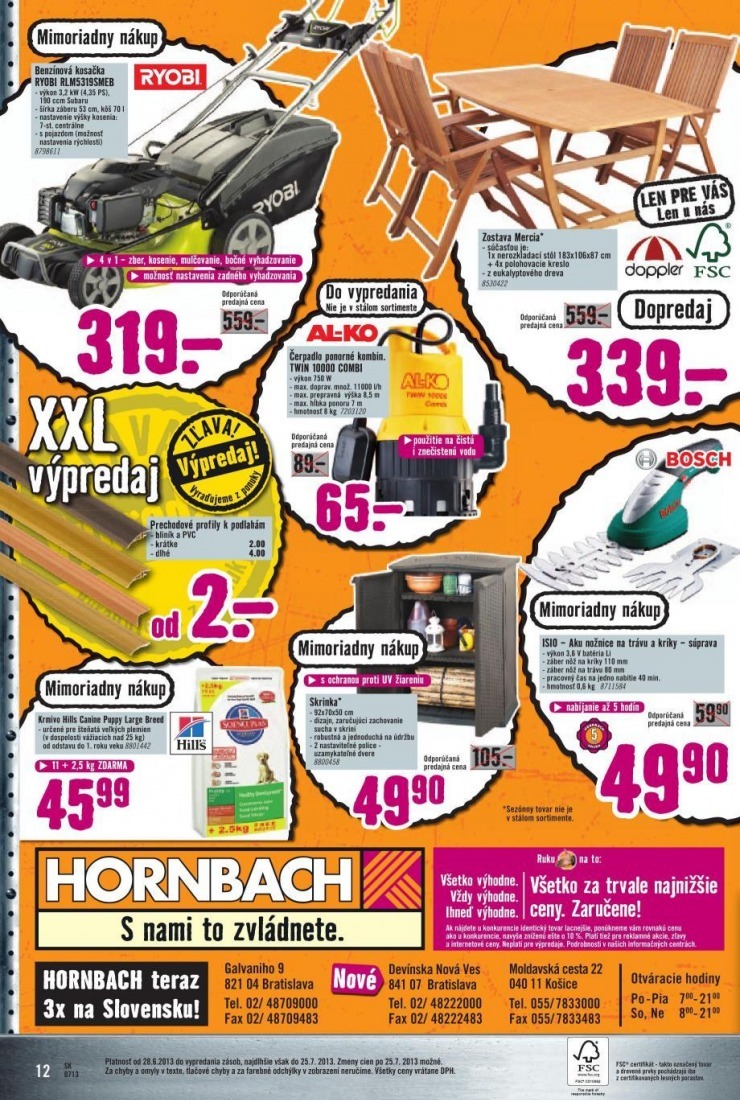 let�k HORNBACH ak�n� katal�g strana 12