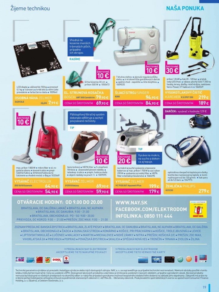 let�k �peci�lny let�k NAY Elektrodom strana 19