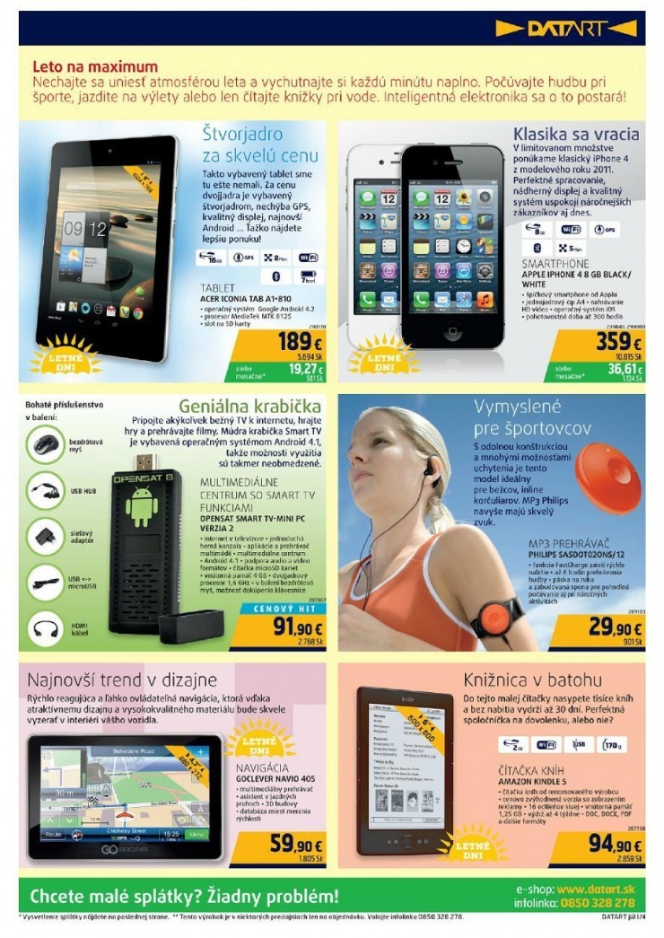let�k Datart letn� ceny strana 4