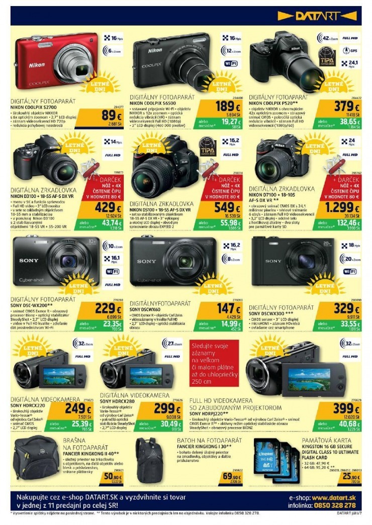 let�k Datart letn� ceny strana 7
