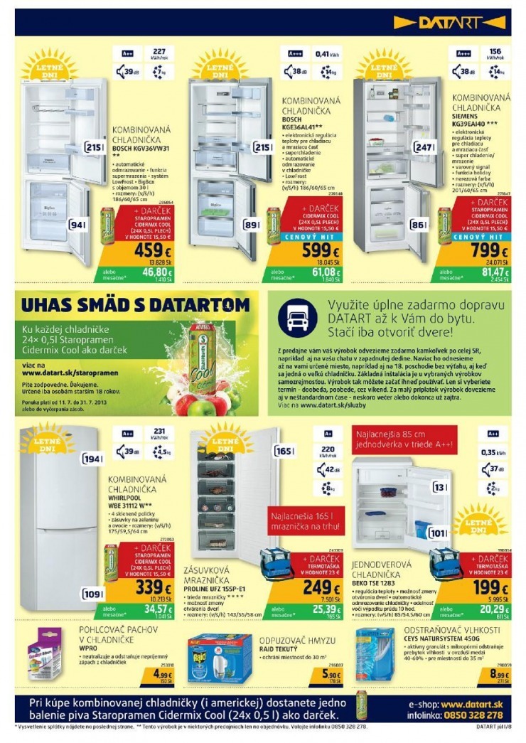 let�k Datart letn� ceny strana 8