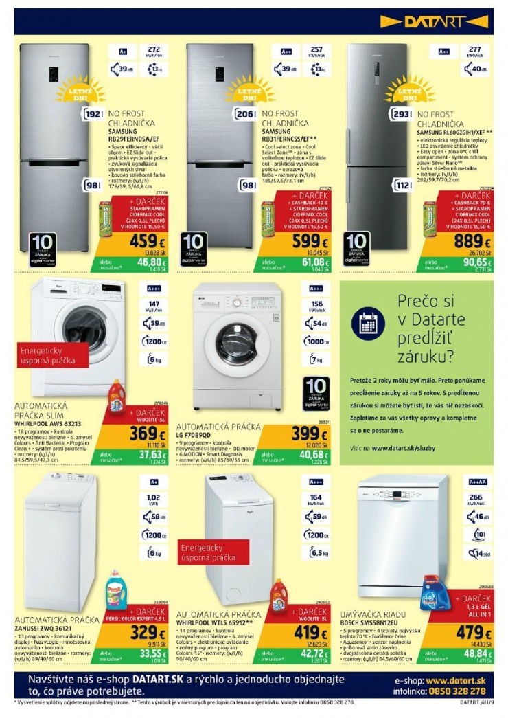 let�k Datart letn� ceny strana 9