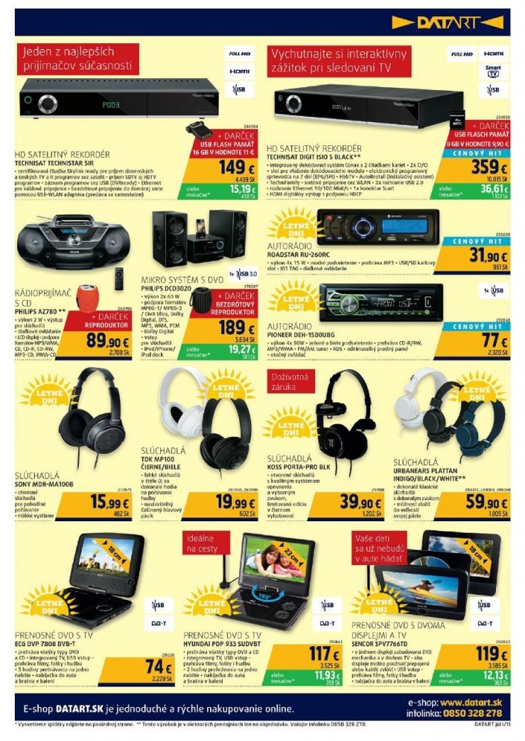 let�k Datart letn� ceny strana 11