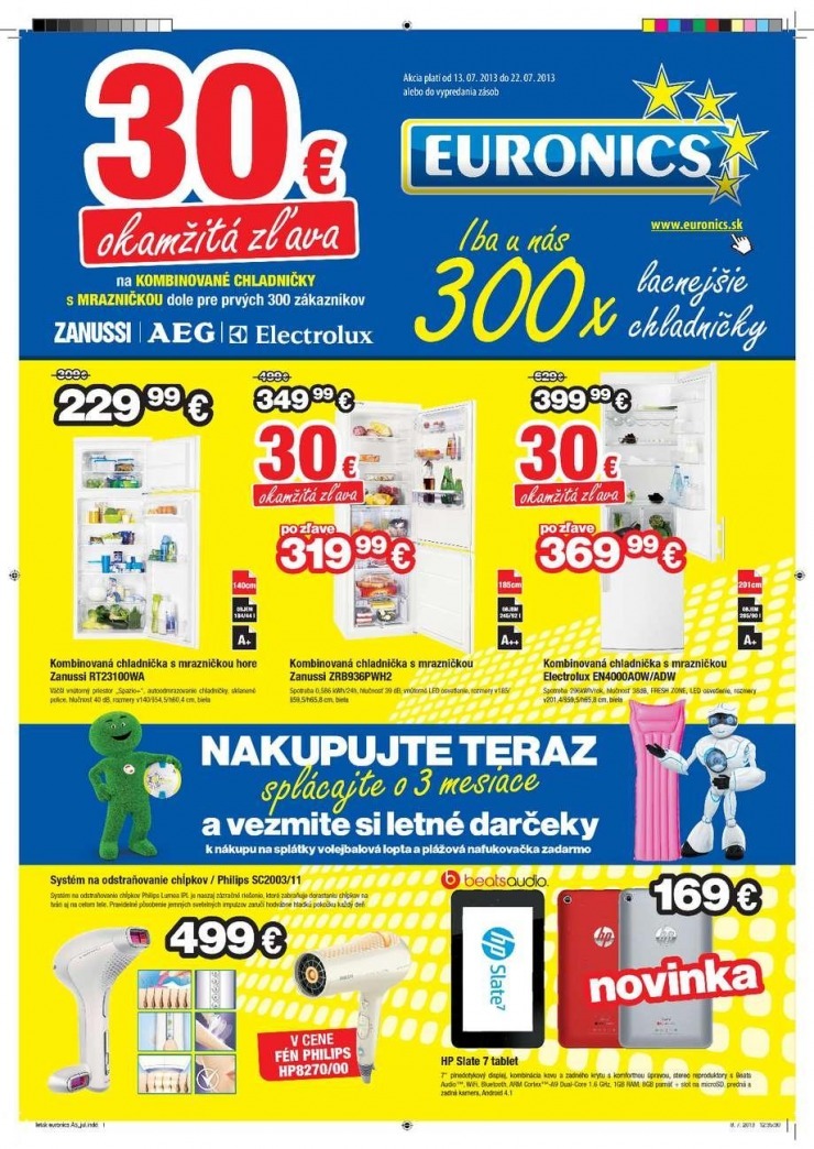 let�k exkluz�vny let�k Euronics strana 1