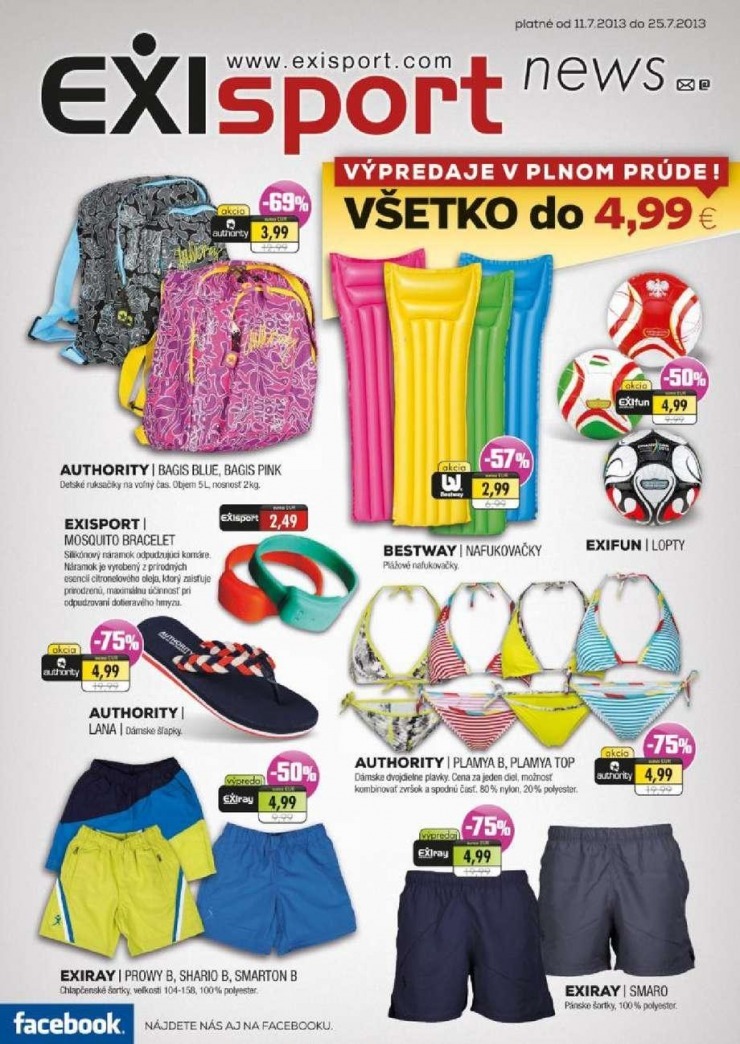let�k EXIsport - v�predaj v plnom pr�de strana 1
