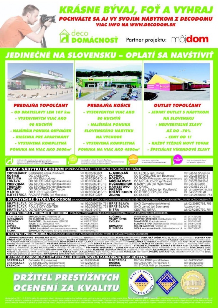 let�k ak�n� ponuka Decodom strana 16