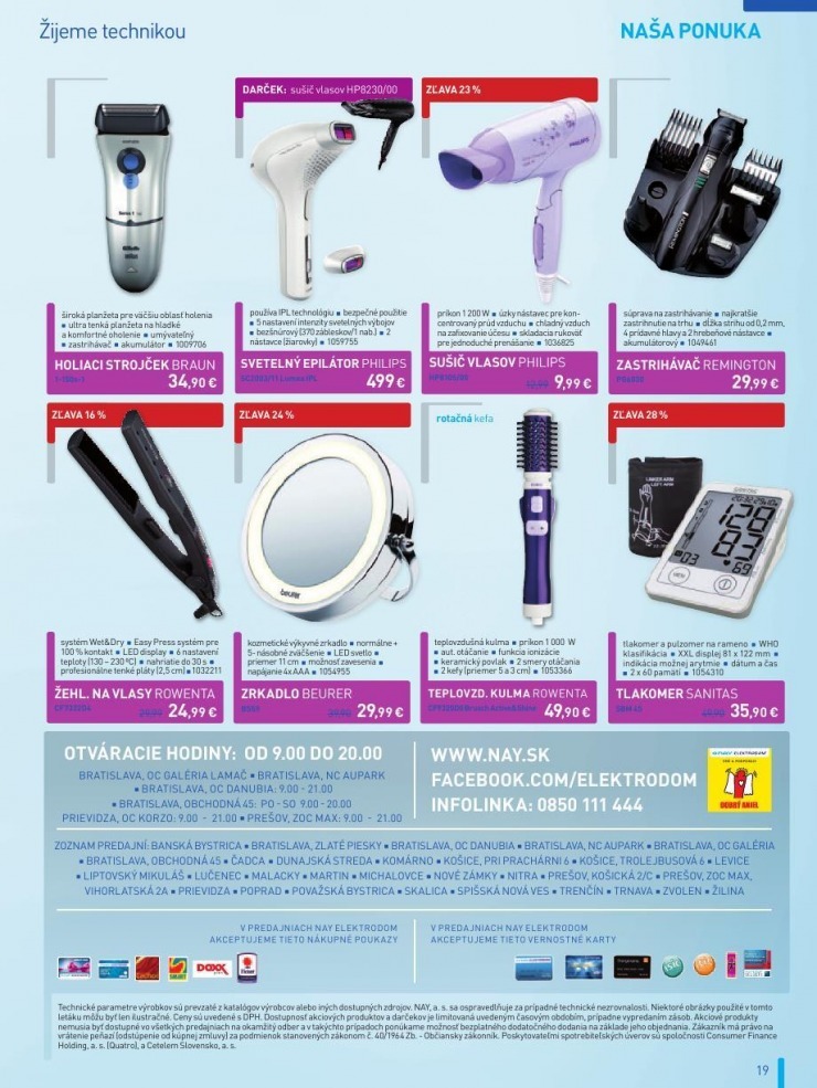 let�k let�k NAY Elektrodom - novinky strana 19