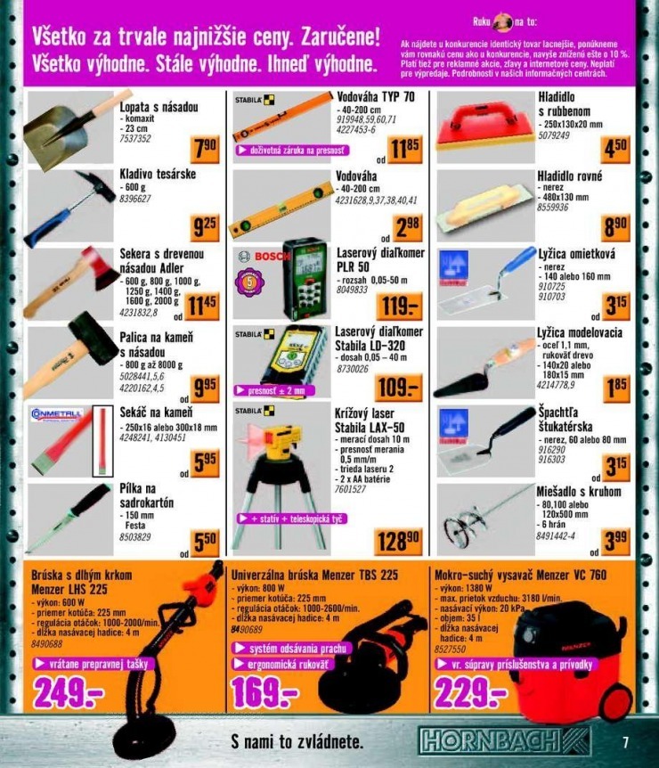 let�k ak�n� katal�g HORNBACH strana 7