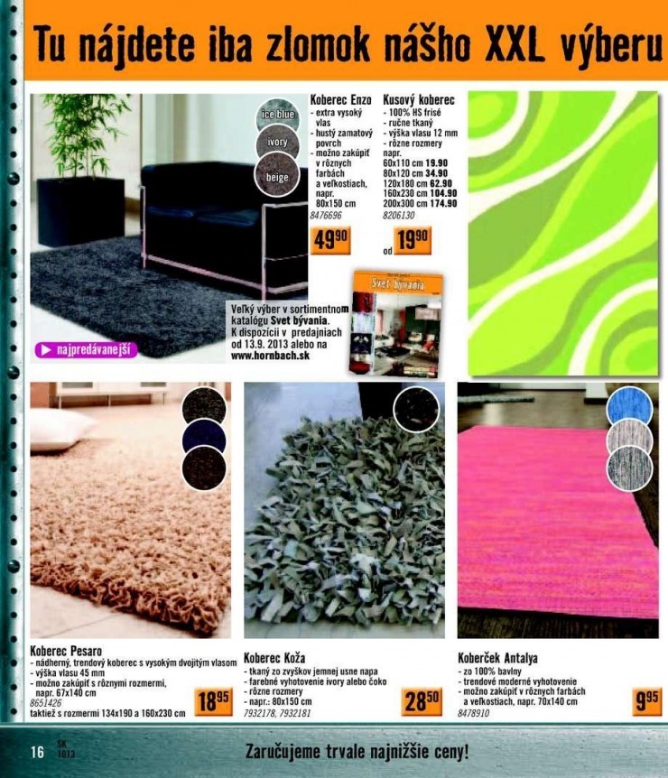 let�k ak�n� katal�g HORNBACH strana 16