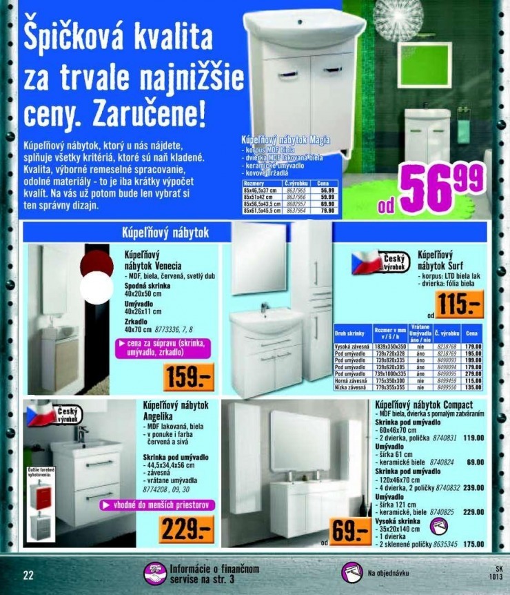 let�k ak�n� katal�g HORNBACH strana 22