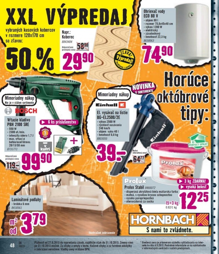 let�k ak�n� katal�g HORNBACH strana 48
