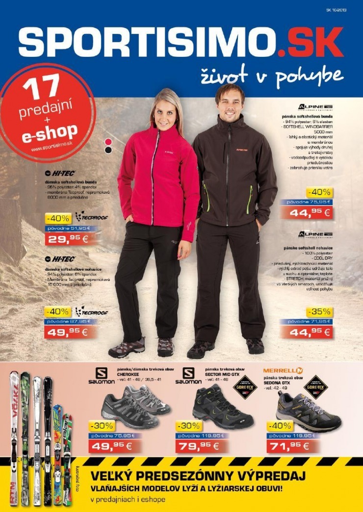 let�k akciov� let�k Sportisimo strana 1