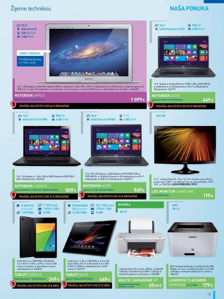 let�k NAY Elektrodom let�k - TOP novinky strana 13