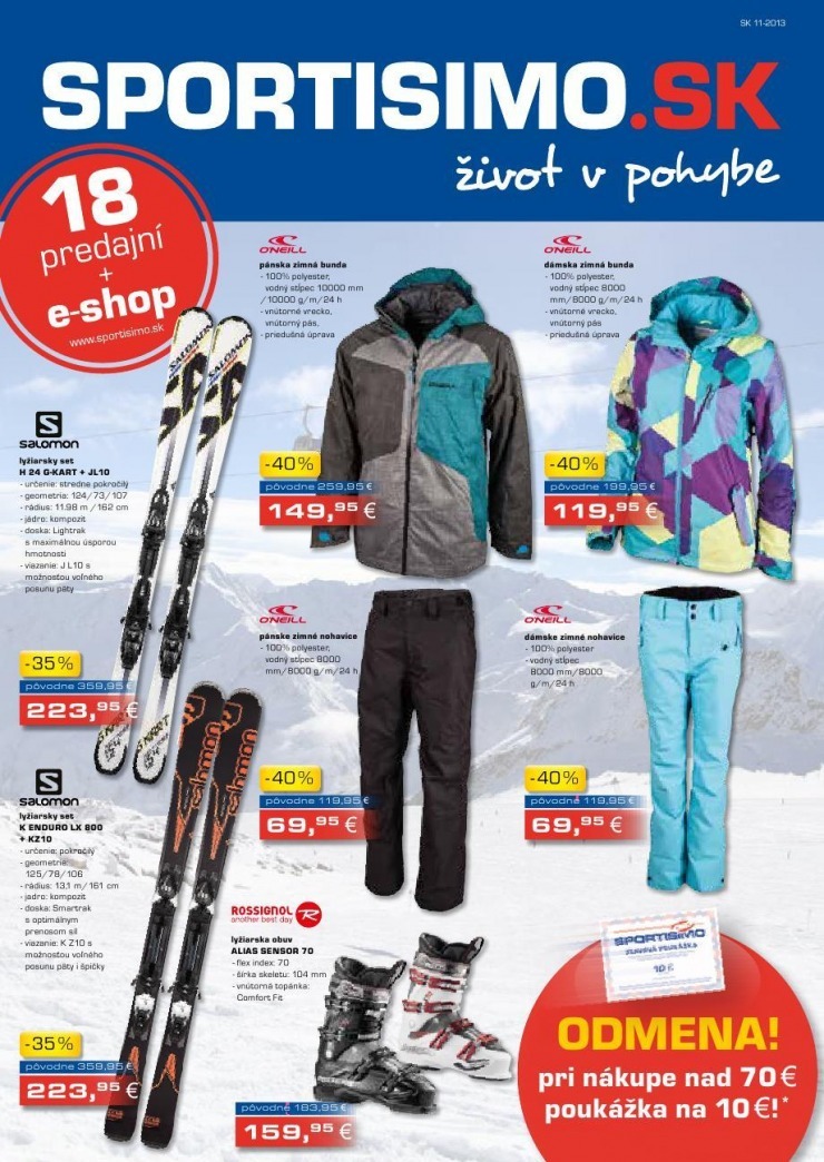 let�k Sportisimo extra ponuka strana 1