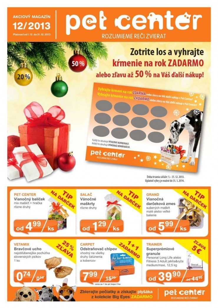 let�k Pet Center �peci�lna ponuka strana 1