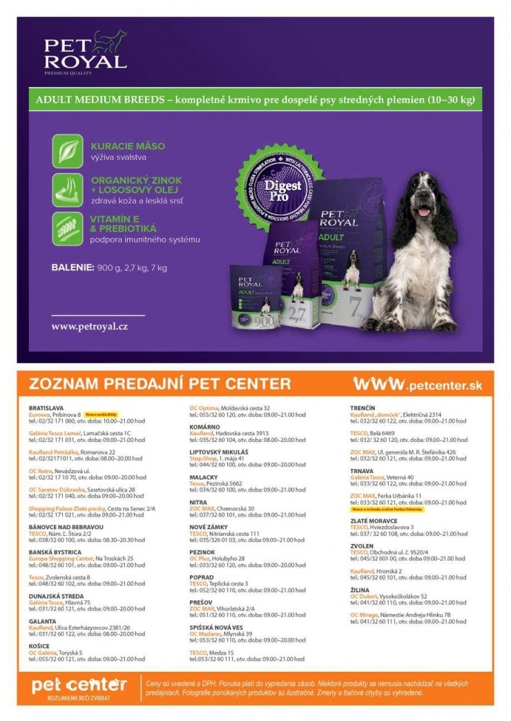 let�k Pet Center �peci�lna ponuka strana 16