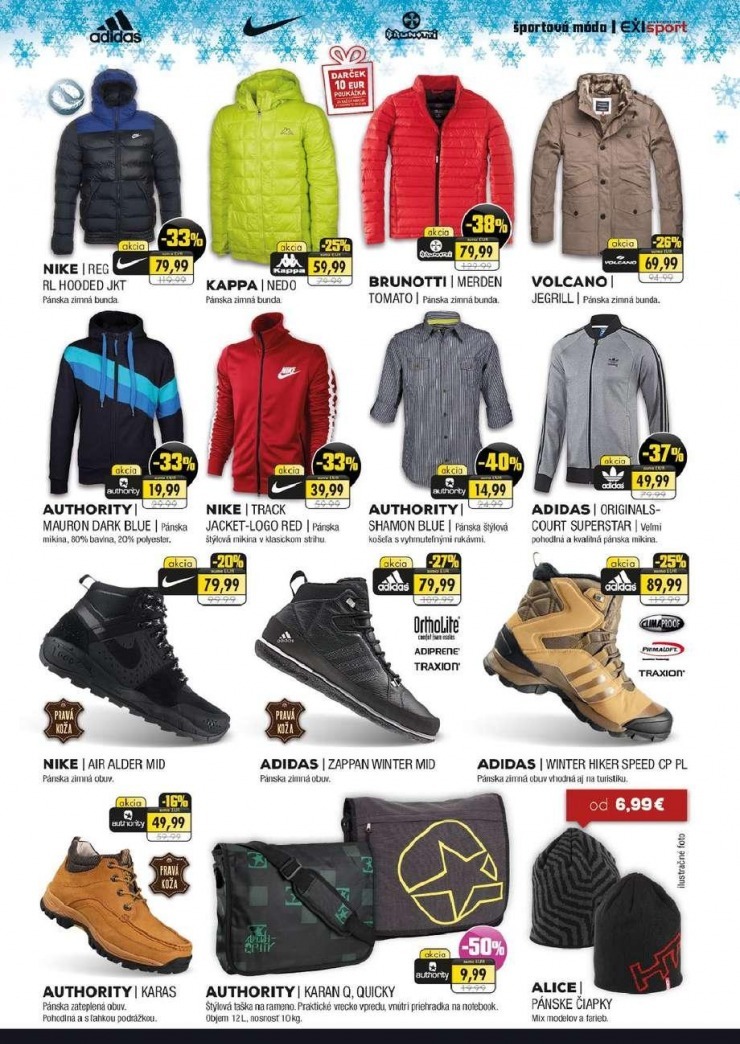 let�k EXIsport Viano�n� ponuka strana 11