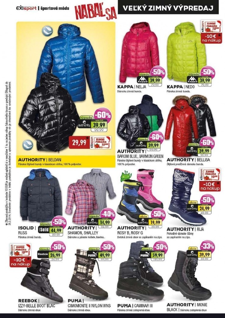 let�k EXIsport - zimn� v�predaj strana 2