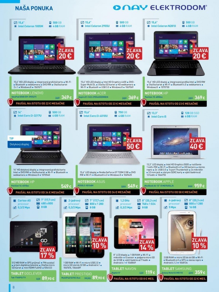 let�k exkluz�vny let�k NAY Elektrodom strana 8