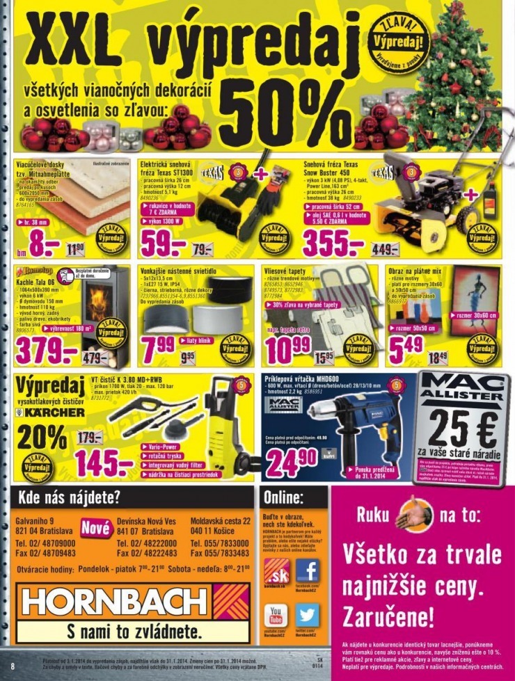 let�k HORNBACH ponuka - XXL v�predaj strana 8
