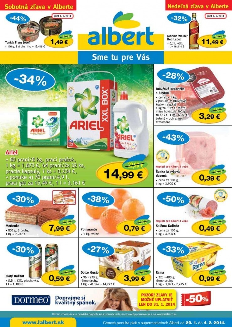 let�k Albert aktu�lna ponuka strana 1