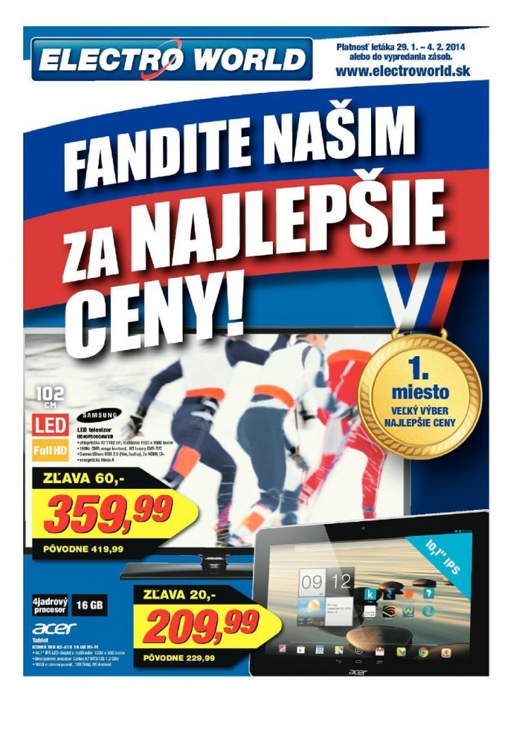 let�k Electro World let�k - najlep�ie ceny strana 1