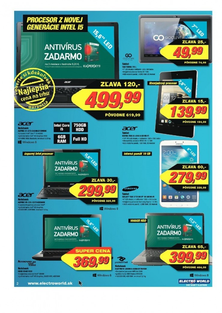 let�k Electro World let�k - najlep�ie ceny strana 2