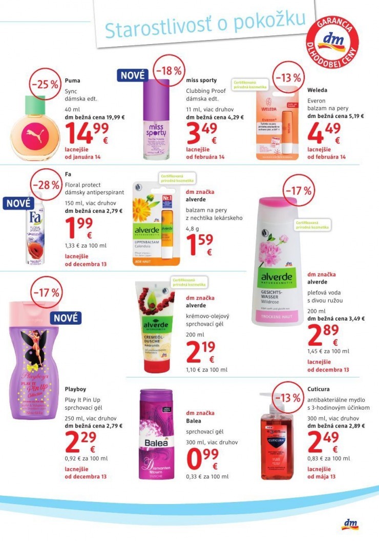 let�k dm drogerie aktu�lny let�k strana 13
