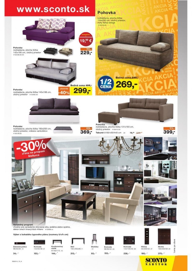 let�k akciov� let�k Sconto n�bytok strana 13