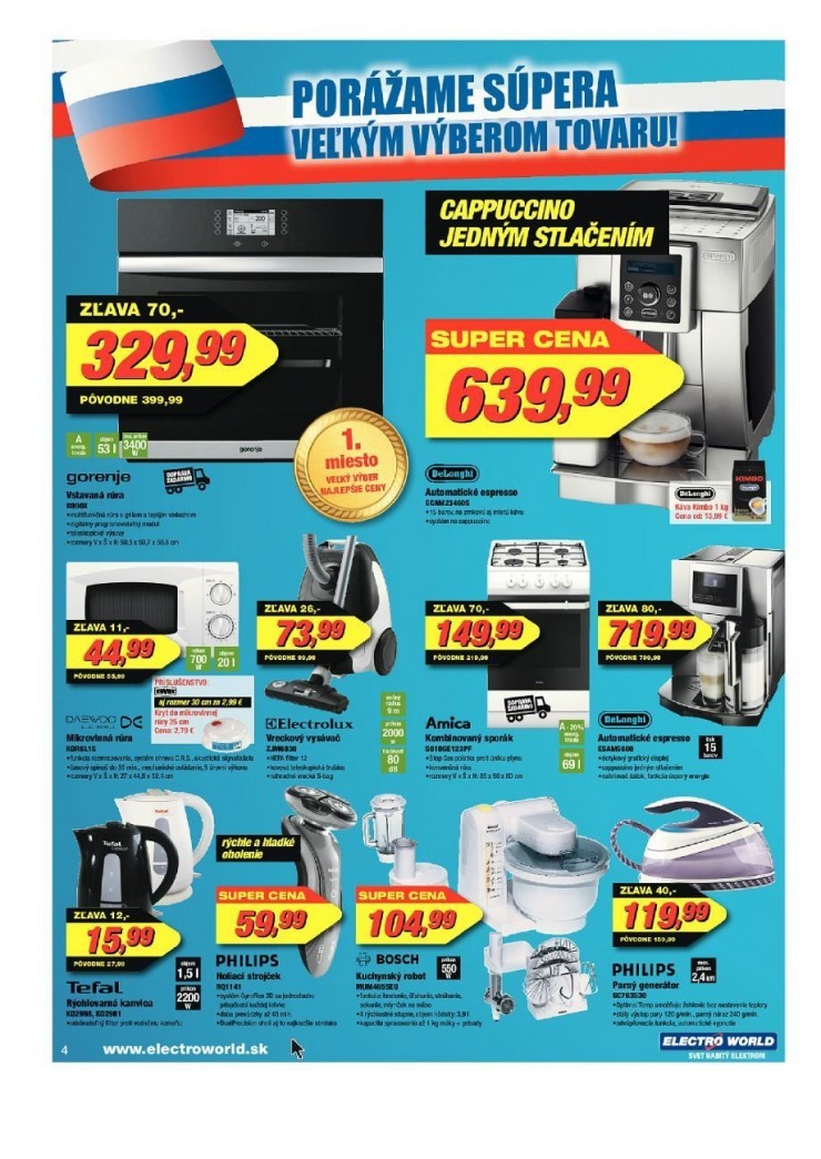 let�k Electro World let�k - v�az�me v cen�ch strana 4