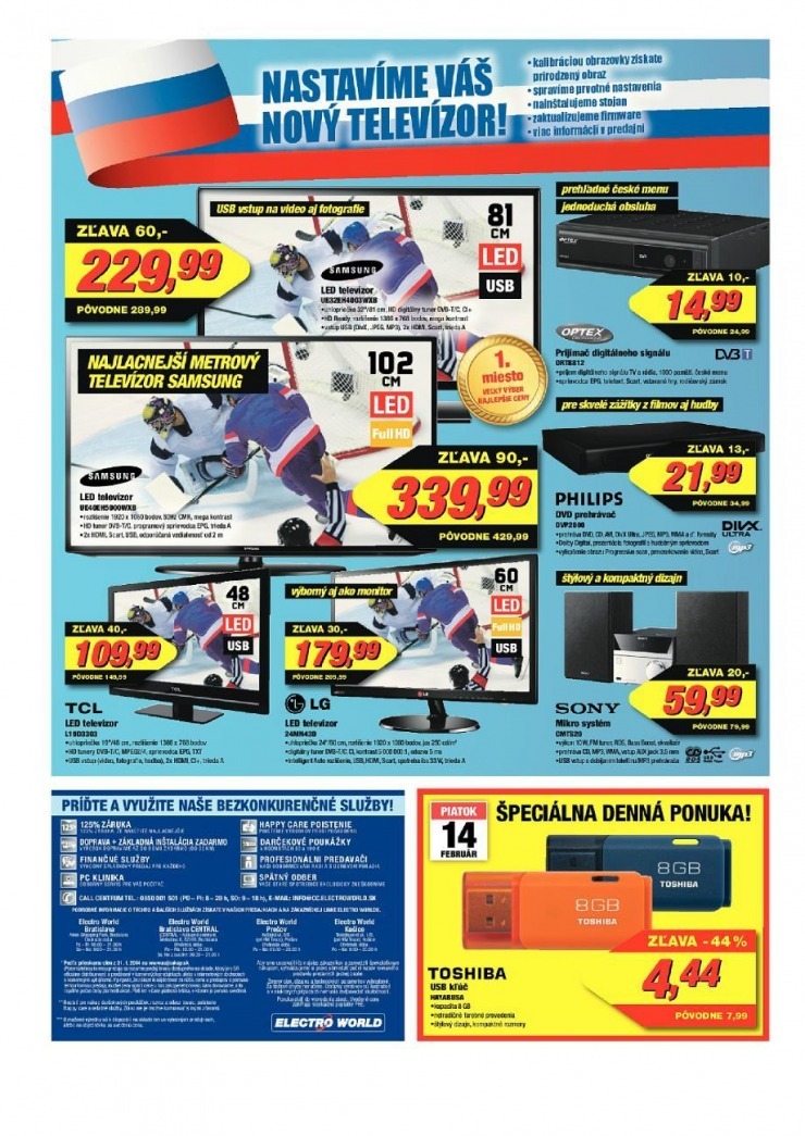 let�k Electro World let�k - v�az�me v cen�ch strana 8