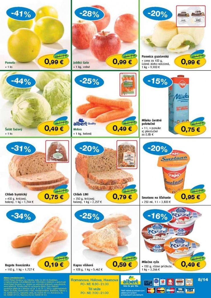 let�k Albert ak�n� ponuka strana 4