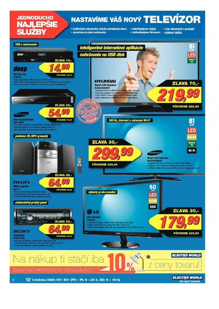 let�k exkluz�vny let�k Electro World strana 3
