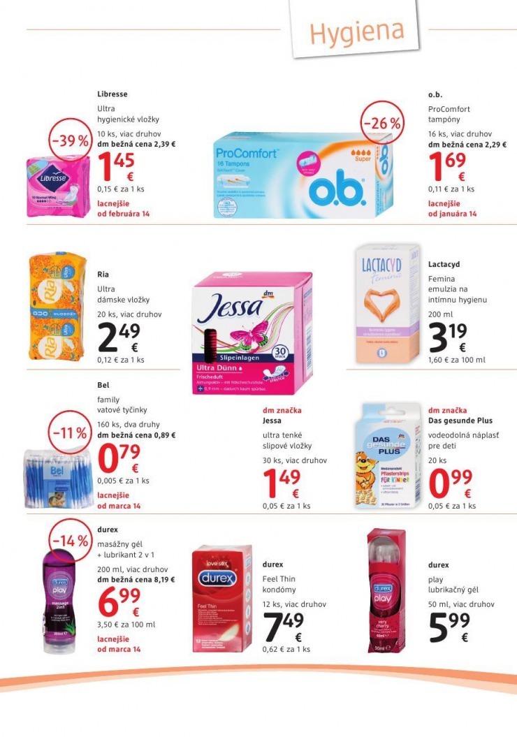 let�k aktu�ln� let�m dm drogerie strana 14