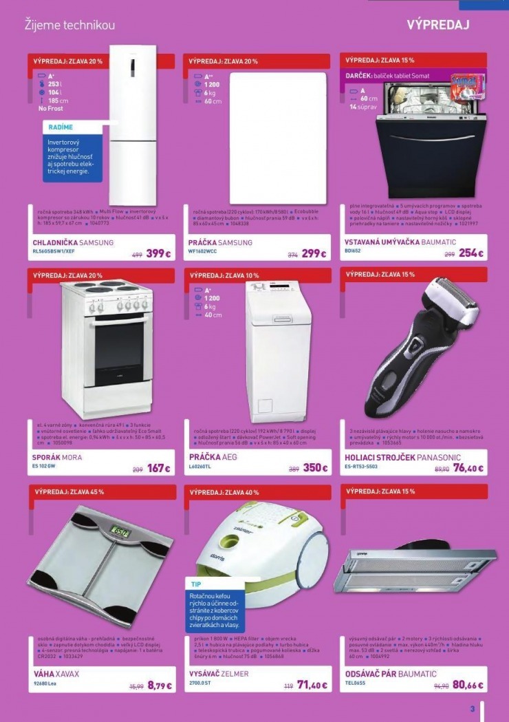 let�k let�k NAY Elektrodom - ak�n� v�predaj strana 3