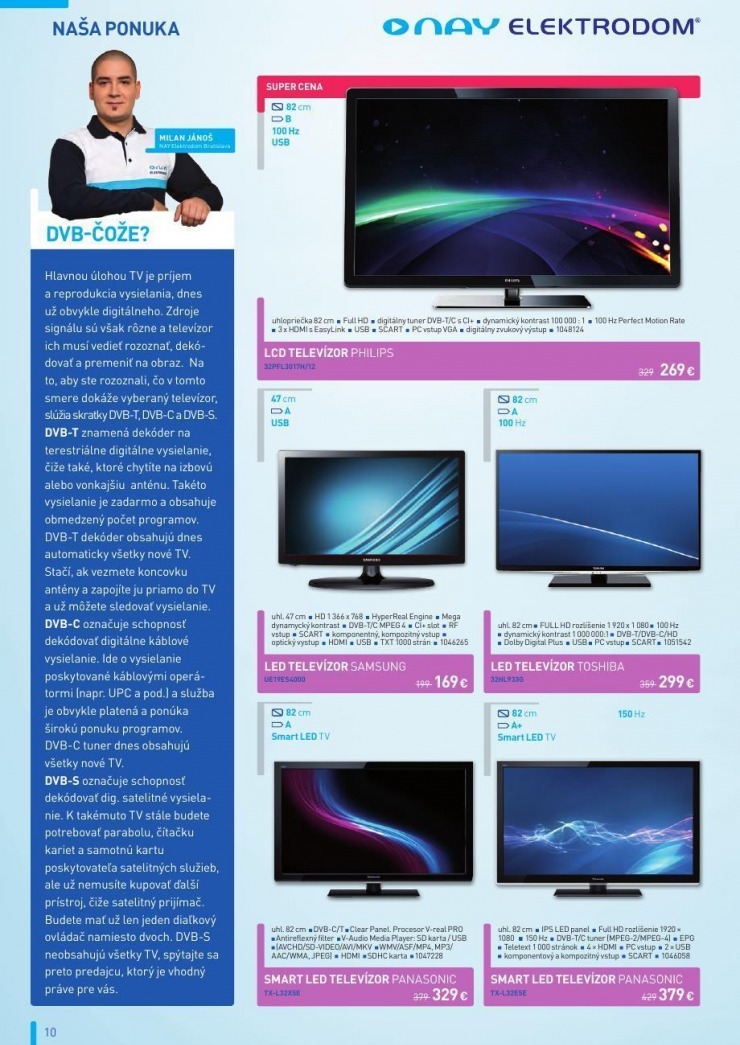 let�k let�k NAY Elektrodom - ak�n� v�predaj strana 10