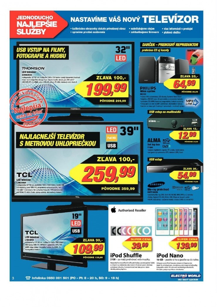 let�k let�k Electro World - telev�zory strana 3