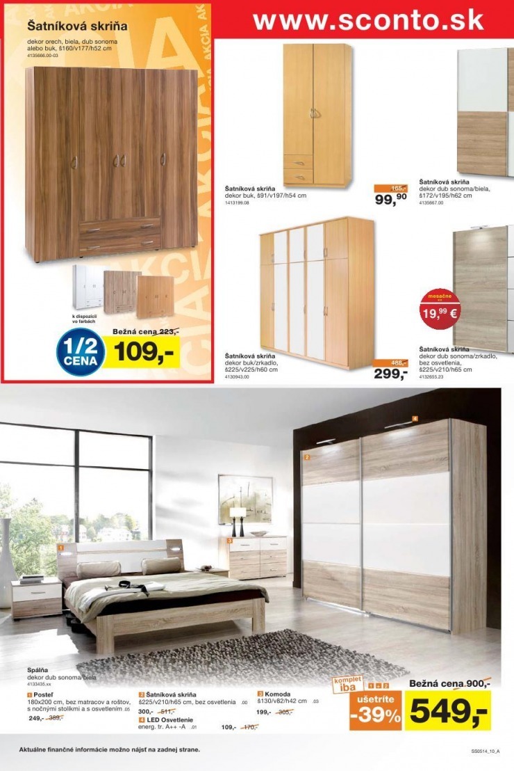 let�k mimoriadn� let�k Sconto n�bytok strana 10