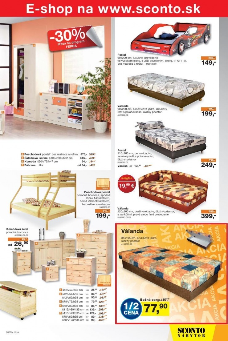 let�k mimoriadn� let�k Sconto n�bytok strana 15