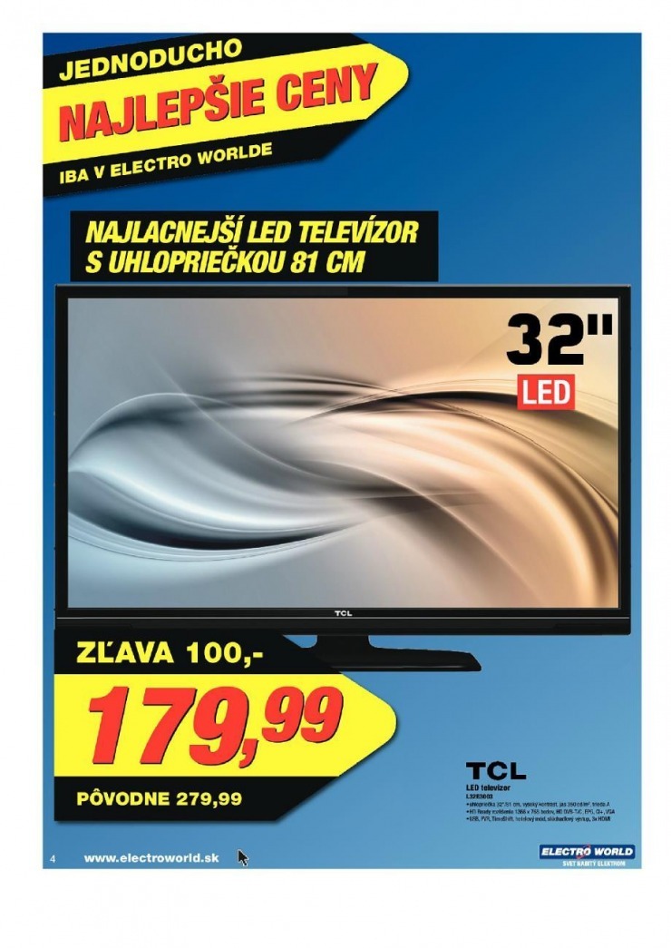 let�k Electro World let�k - najlep�ie ceny strana 4