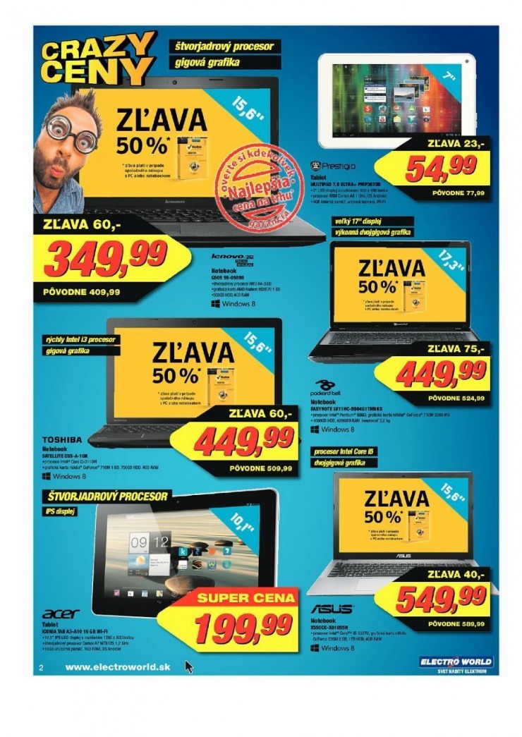 let�k Electro World let�k - crazy ceny strana 2